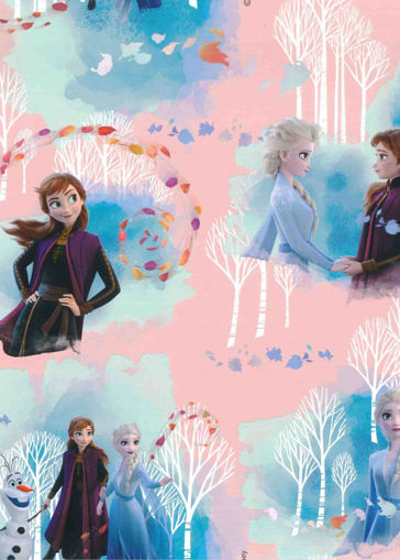 Picture of WRAPPING PAPER FROZEN PINK DISNEY